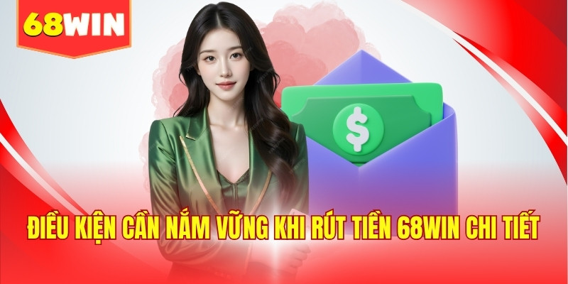 Điều kiện cần nắm vững khi rút tiền 68WIN chi tiết
